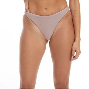 Good america sparkle rib better bikini bottom